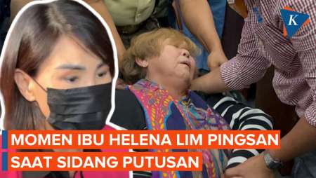 Ibu Helena Lim Pingsan Saat Hadiri Sidang Putusan Anaknya dalam Kasus Korupsi Timah