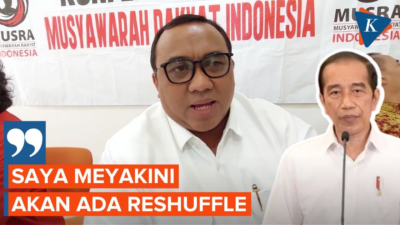 Relawan Jokowi Yakin Bakal Ada Reshuffle, Tebak Ada 2-3 Menteri yang Akan Diganti
