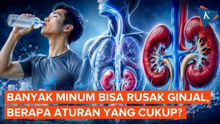 Terlalu Banyak Minum Air Bisa Rusak Ginjal, Ini Kata Dokter
