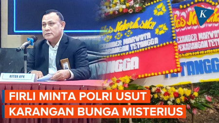 Firli Minta Kapolri Usut Pengirim Karangan Bunga Misterius di Rumah Pimpinan KPK