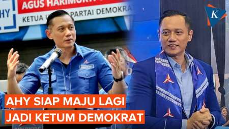 AHY Siap Maju Lagi Jadi Ketum Demokrat