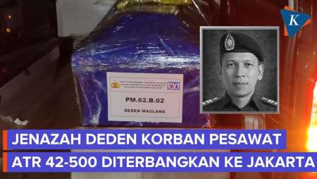 Jenazah Deden Maulana, Korban Pesawat ATR 42-500, Diterbangkan Ke Jakarta