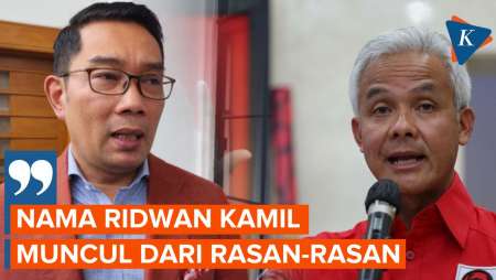 Respons PPP dan PDI-P Dengar Kabar Ridwan Kamil Dampingi Ganjar