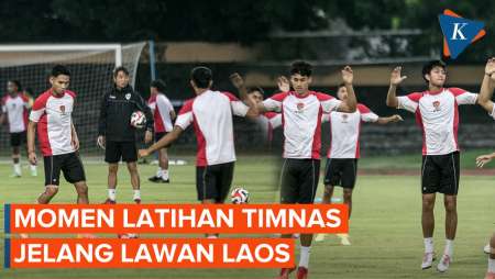 Momen Latihan Timnas Indonesia Jelang Laga Lawan Laos