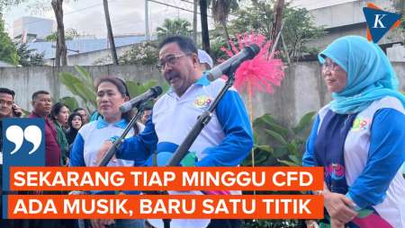 Rano Karno Ungkap Pemprov Akan Tambah Panggung Musik di CFD Jelang HUT ke-498 Jakarta
