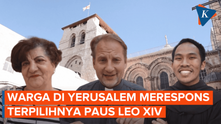 Reaksi Warga di Yerusalem Terhadap Terpilihnya Leo XIV sebagai Paus Baru