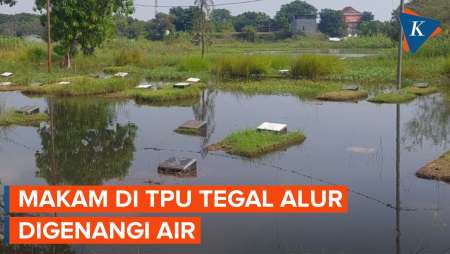 Potret TPU Tegal Alur Jakbar yang 3 Hari Terendam Banjir