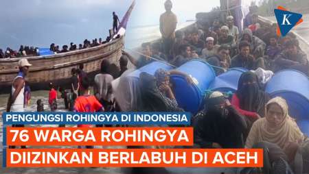 Pengungsi Rohingya Masuk Aceh Lagi, 76 Orang Diizinkan Berlabuh