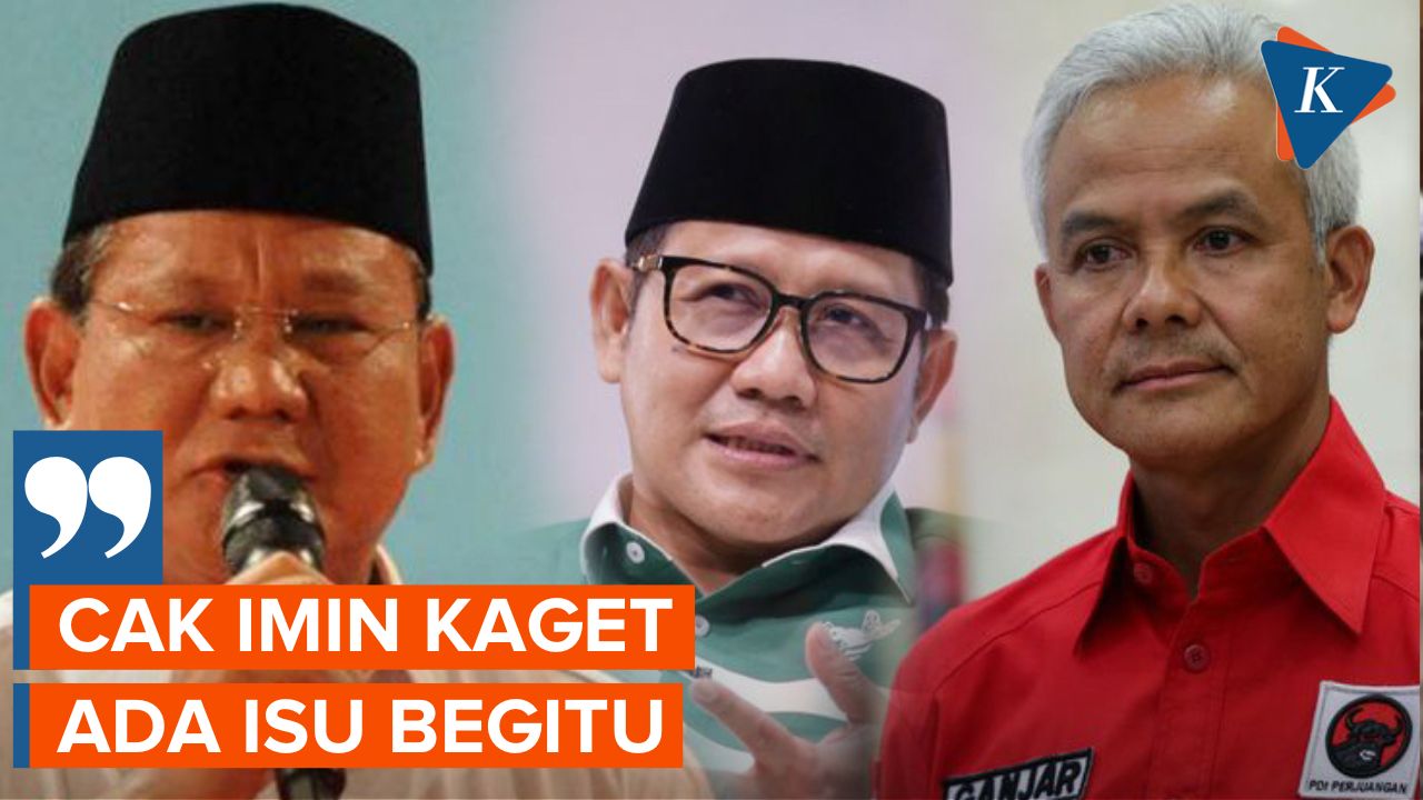 PKB Sebut Muhaimin Kaget Dengar Isu Prabowo-Ganjar