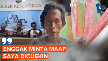 Dituduh Pakai Spons, Pedagang Es Gabus: TNI-Polisi Enggak Ada Minta Maaf