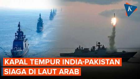 India dan Pakistan Pamer Kekuatan di Laut Arab, Kapal Nuklir Disiagakan