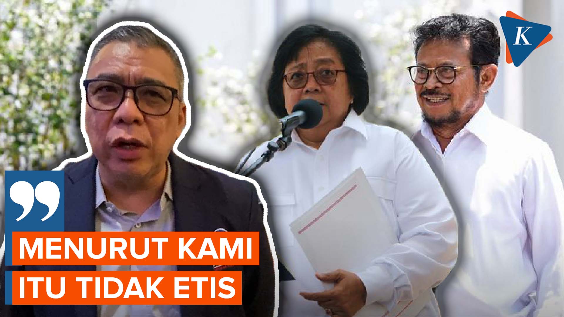 Respons Nasdem Soal Dua Elite PDI-P Minta Jokowi Copot Mentan dan Menteri LHK