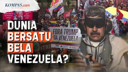 Lautan Manusia Di Berbagai Negara Protes Cawe-cawe Trump Di Venezuela