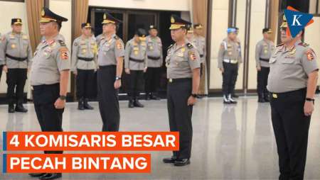 Pecah Bintang!  4 Kombes Naik Pangkat Jadi Brigadir Jenderal