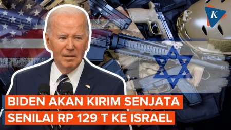 Biden Akan Pasok Senjata Rp 129 Triliun ke Israel, Termaduk Rudal Hellfire