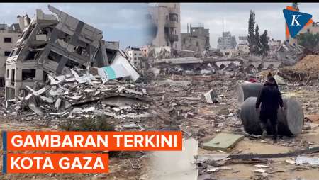 Situasi Terkini Gaza, Jalan Hancur hingga Tak Dikenali