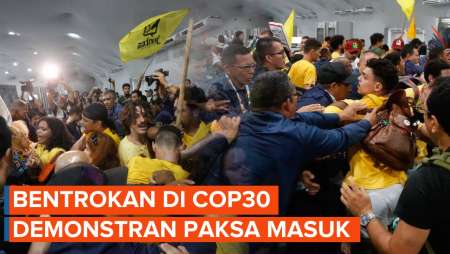 Bentrokan Terjadi, Demonstran Paksa Masuk Area COP30