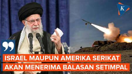 Khamenei Bersumpah Akan Balas Serangan Israel-AS terhadap Iran