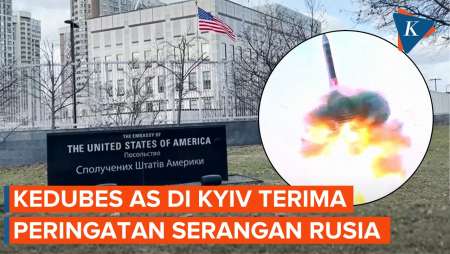 Kedubes AS di Kyiv Ditutup Usai Terima Peringatan Serangan Udara Rusia