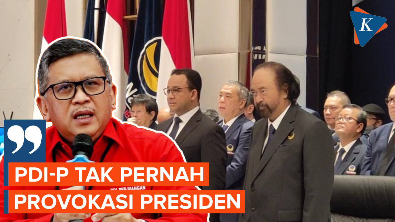 Hasto Bantah Provokasi Presiden Keluarkan Nasdem