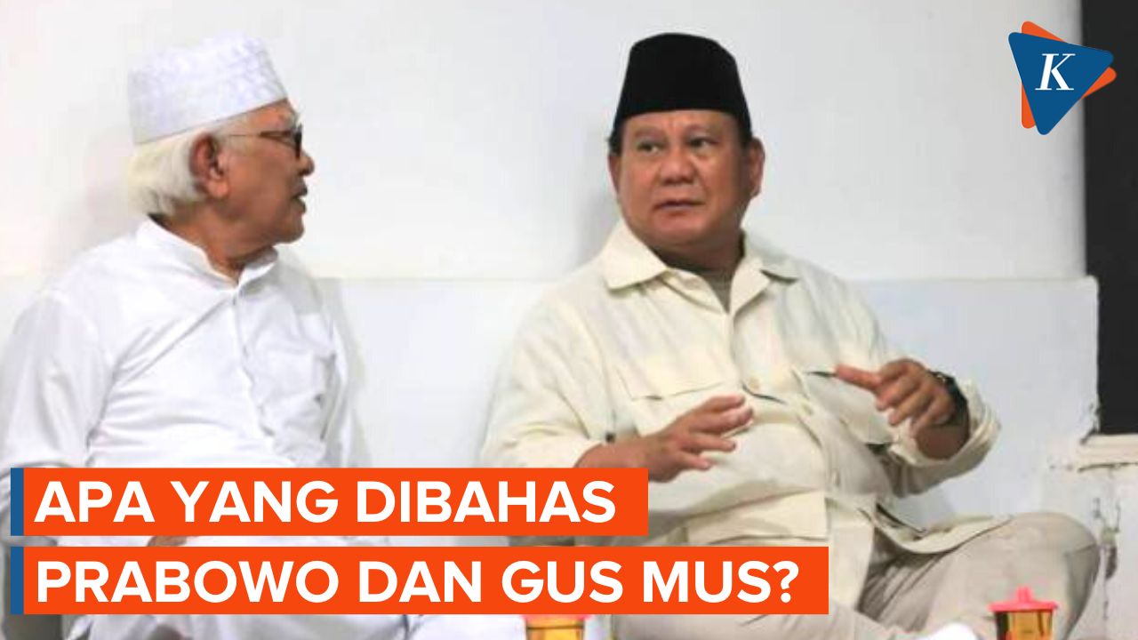 Momen Prabowo Kunjungi Gus Mus di Rembang