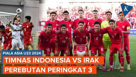 Timnas U23 Indonesia Vs Irak, Jalan Garuda Lolos Olimpiade, Ini Jadwalnya!