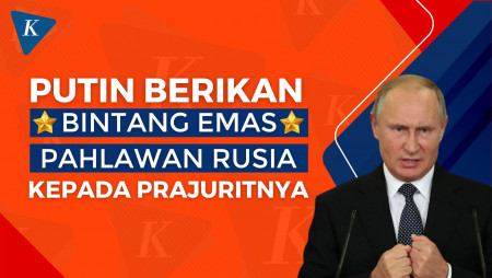 Putin Berikan Penghargaan kepada Personel Militer yang Gempur Ukraina