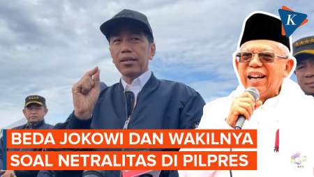 Beda Jokowi dan Ma'ruf Amin soal Netralitas di Pilpres 2024