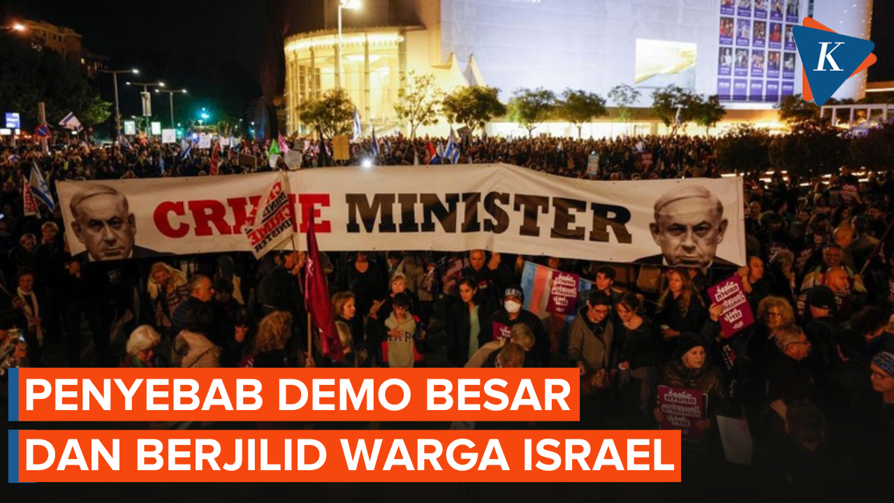 Warga Israel Demo Besar-besaran, Ada Apa?