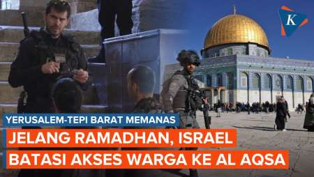 Yerusalem Memanas Jelang Ramadhan Usai Israel Batasi Akses Warga ke Masjid Al Aqsa