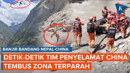 Tim Penyelamat China Tembus Zona Bencana Terparah Di Dekat Perbatasan Nepal