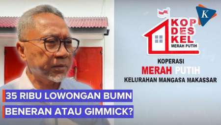 35 Ribu Lowongan Kopdes Merah Putih Dibuka, Berstatus Pegawai BUMN Kontrak 2 Tahun