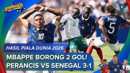 Hasil Piala Dunia 2026 Perancis Vs Senegal 3-1, Dwigol Mbappe Bawa Les Bleus Berpesta