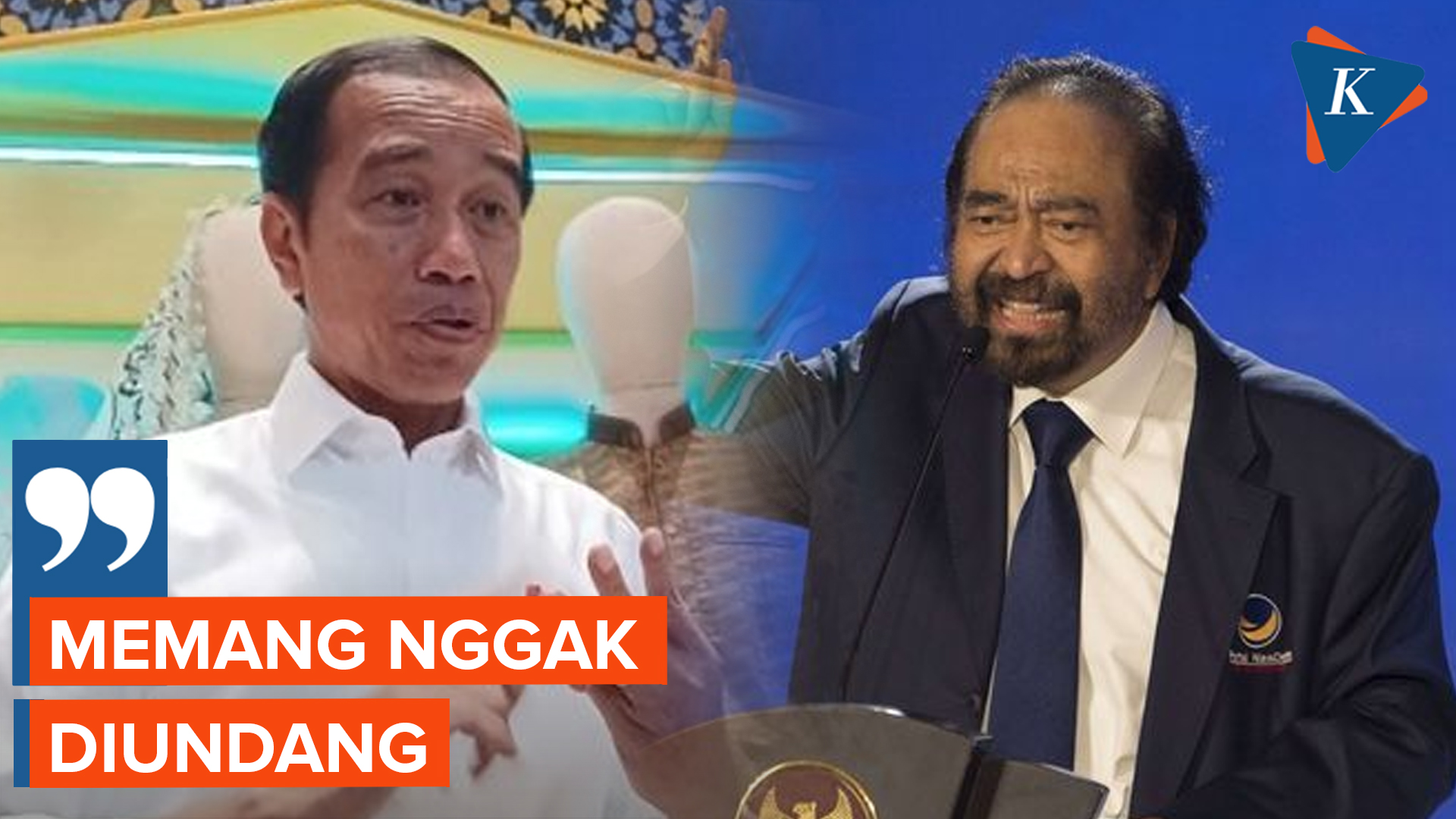 Jokowi Sebut Nasdem Memang Tak Diundang Pertemuan Parpol di Istana
