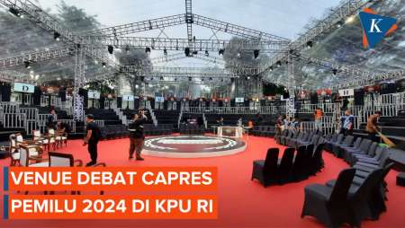 Mengintip Dapur Venue Debat Capres Pemilu 2024