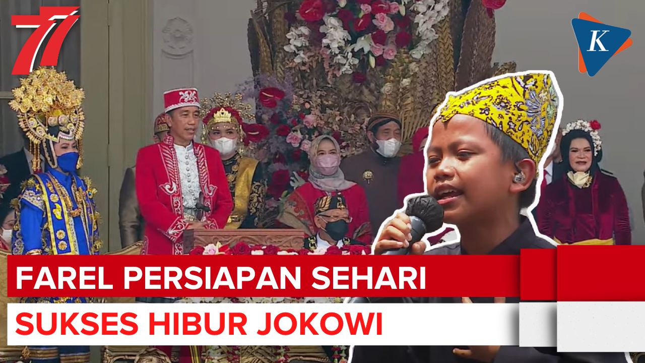 Farel Prayoga Persiapan Hanya Sehari tapi Sukses Hibur Jokowi