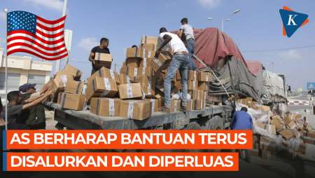 Truk Bantuan Terus Masuk Gaza, AS Harap Diperkuat dan Diperluas