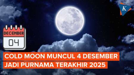 Cold Moon, Purnama Terakhir 2025 Bakal Muncul 4 Desember