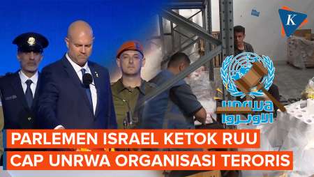 Parlemen Israel Loloskan RUU yang Cap UNRWA Organisasi Teroris