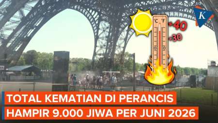 Perancis Catat Hampir 9.000 Kematian Akibat Gelombang Panas Eropa