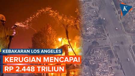 Kebakaran Los Angeles Hancurkan 12.300 Bangunan, Kerugian Capai Rp 2.448 Triliun