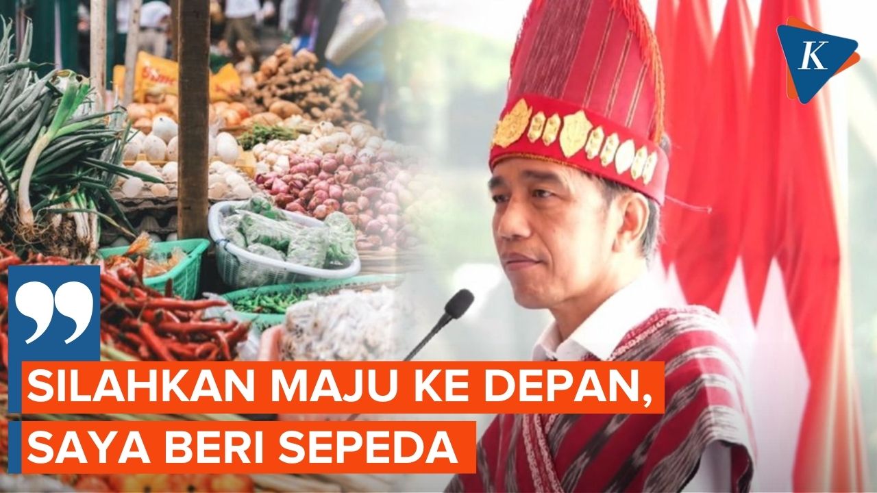 Jokowi Menantang Masyarakat yang Ingin Harga Pangan Naik