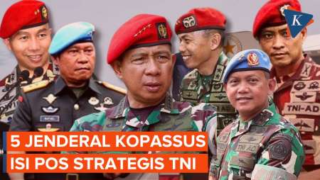 Daftar Jenderal Berdarah Kopassus Isi Pos Strategis di TNI, Siapa Saja?
