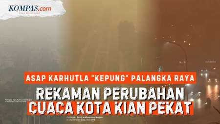Rekaman Udara Perubahan Wujud Kota Palangka Raya Hari Ke Hari Dikepung Asap Karhutla