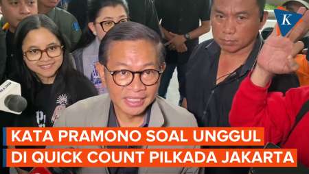 Unggul di Quick Count, Pramono: Mudah-Mudahan Hasil Real Count Sama