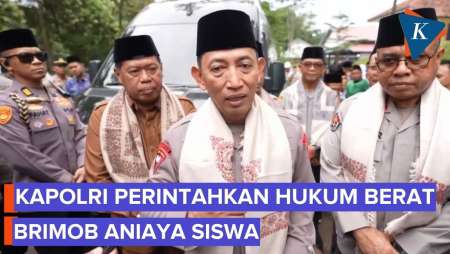 Perintah Kapolri Listyo Soal Brimob Aniaya Siswa Hingga Tewas