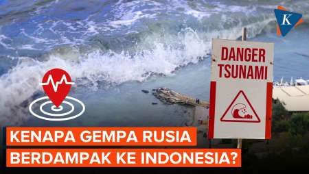 Berapa Ketinggian Tsunami di Indonesia akibat Gempa Rusia Kamchatka?
