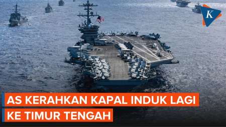 AS Kirim USS Theodore Roosevelt ke Timur Tengah, Ada Apa?