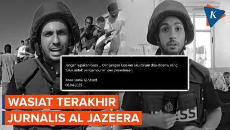 Pesan Terakhir Jurnalis Aljazeera Sebelum Tewas Dibom Israel...