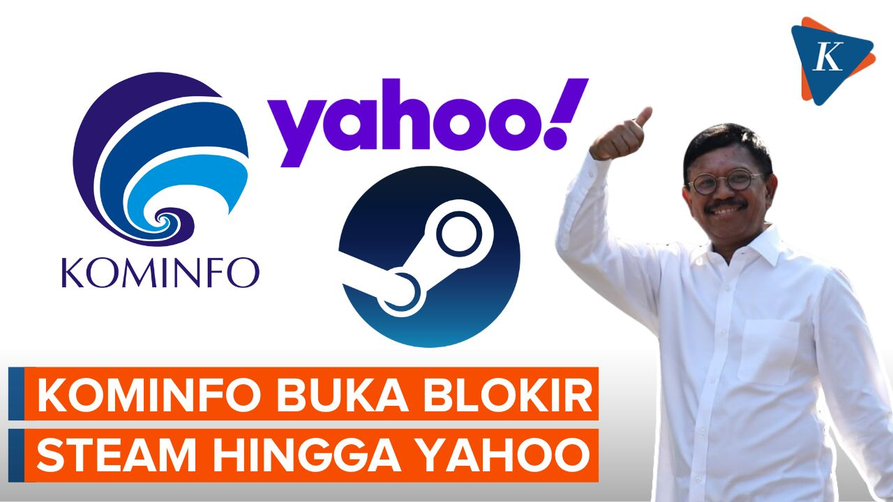 Kominfo Resmi Buka Blokir Platform Game hingga Yahoo Hari Ini